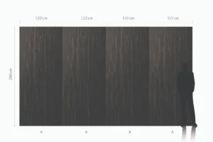 Płyta węglowa SPC Cosmopolitan matowa — wzór drewno 280x122 cm