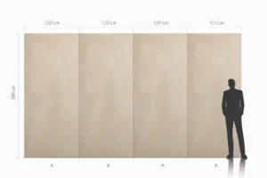 Płyta węglowa SPC Crema Marfil błyszcząca — wzór marmur 280x122 cm