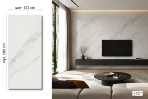 Płyta węglowa SPC 280x122cm - Calacatta Classic - matowa