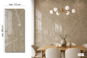 Płyta węglowa SPC 280x122cm - Emparador Grey - błyszcząca