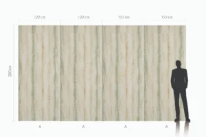 Płyta węglowa SPC Green Marble matowa — wzór marmur 280x122 cm