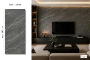 Płyta węglowa SPC 280x122cm - Majestic Dark - matowa
